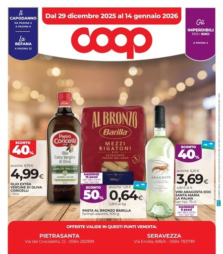 Dal 29 dicembre 2025 al 14 gennaio 2026