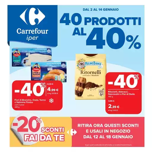 40 Prodotti al 40%