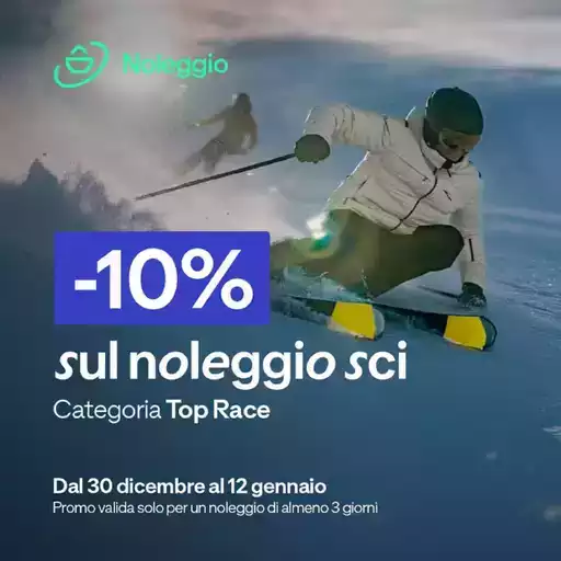 -10% sul noleggio sci