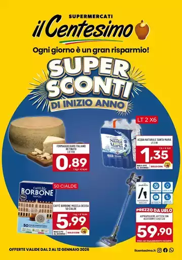Super sconti di inizio anno!