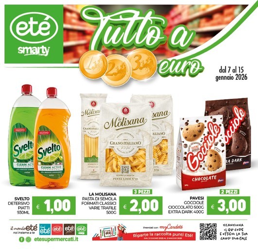 Tutto a 1,2,3 a euro