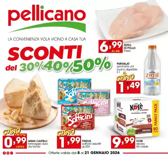 Sconti del 30%40%50%