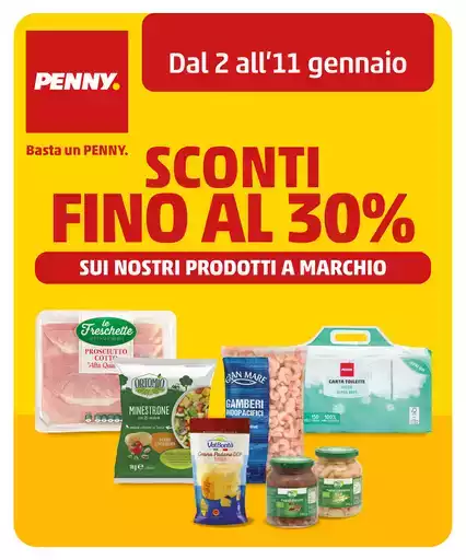 Sconti fino al 30% sui nostri prodotti a marchio