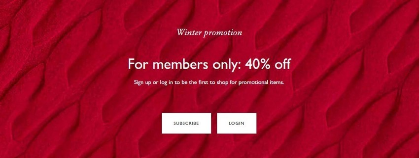 Winter promo