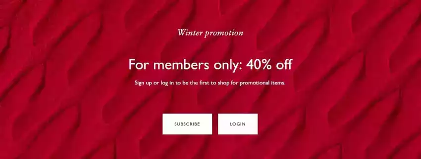 Winter promo