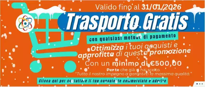 Trasporto gratis Trasporto gratis