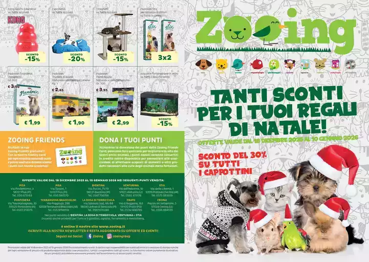 Pieghevole zooing offerte