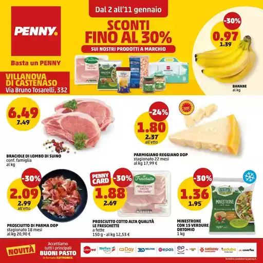 Sconti fino al 30%
