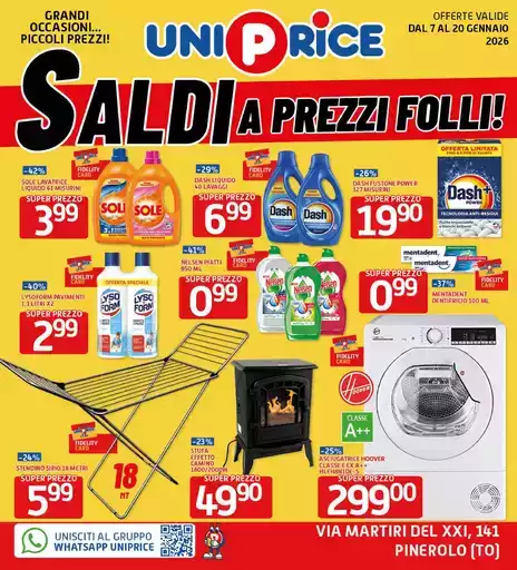 Saldi a prezzi folli!