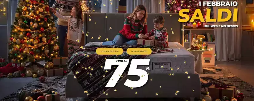 Fino al 75% Fino al 75%