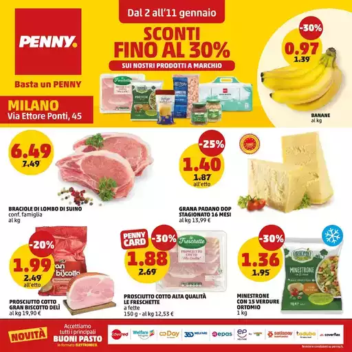 Sconti fino al 30%