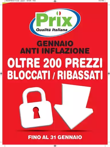 Gennaio anti inflazione