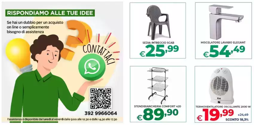 Rispondiamo alle tue idee