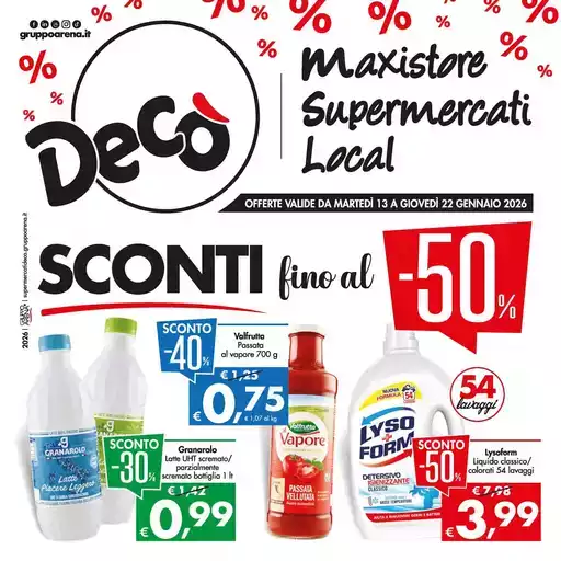 Sconti fino al -50%