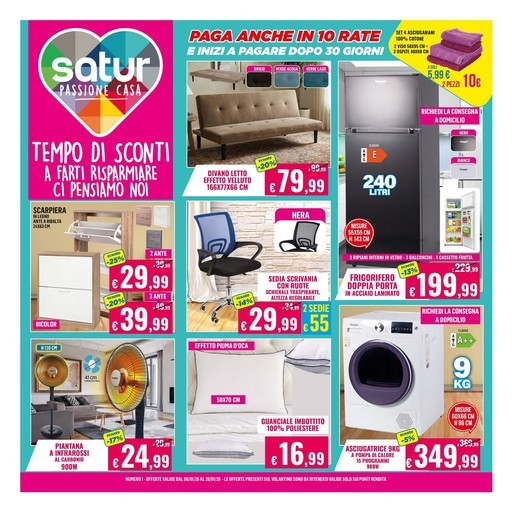 PAGA ANCHE IN 10 RATE