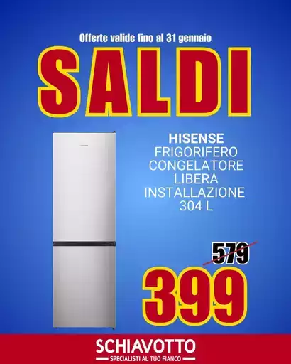 Offerte valide fino al 31 gennaio