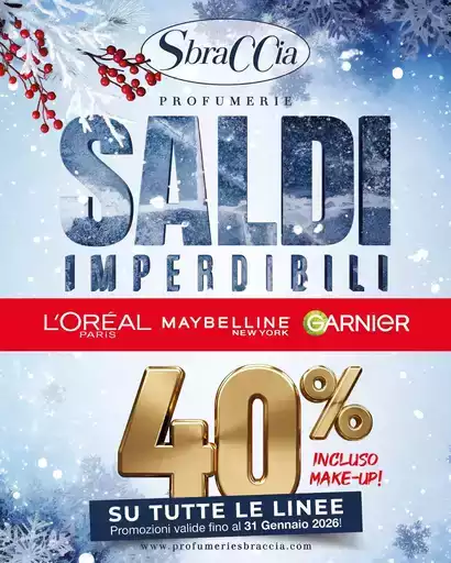 40% su tutte le linee 40% su tutte le linee