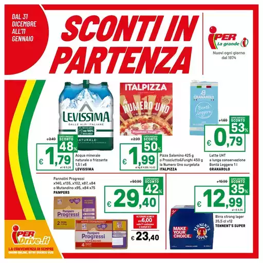Sconti in partenza