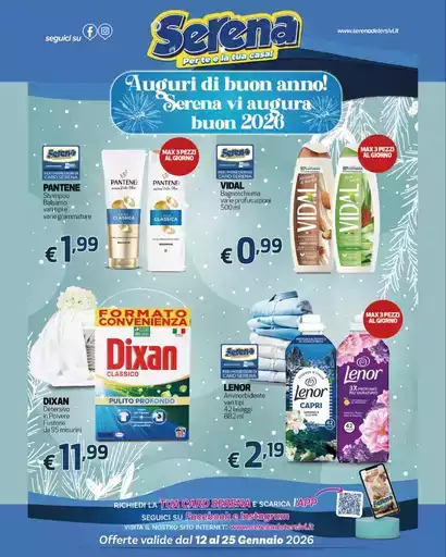 Offerte valide dal 12 al 25 gennaio 2026