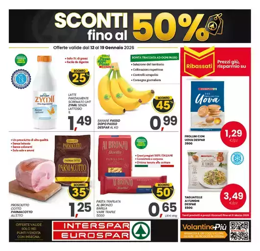 Sconti fino al 50%