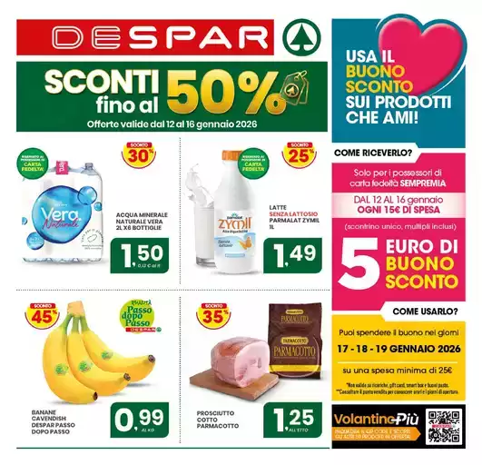 Sconti fino al 50%