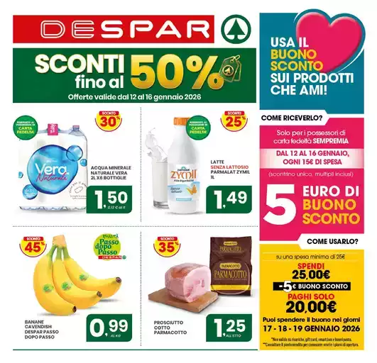 Sconti fino al 50%