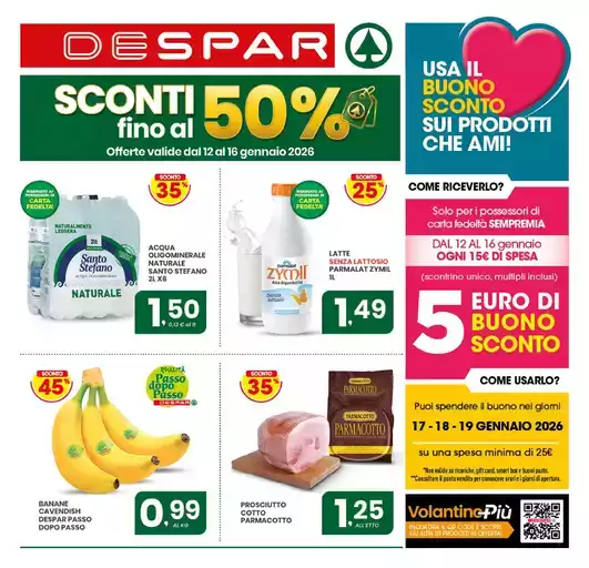 Sconti fino al 50%