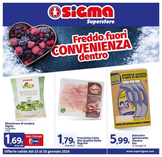 Freddo fuori, convenienza dentro, Superstore