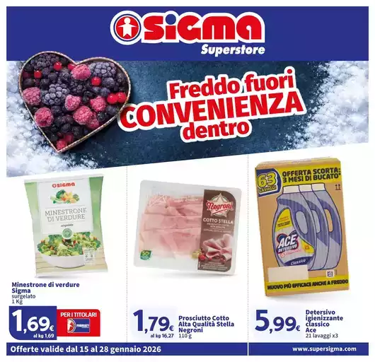 Freddo fuori, convenienza dentro, Superstore