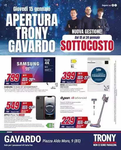 SOTTOCOSTO Trony Gavardo!