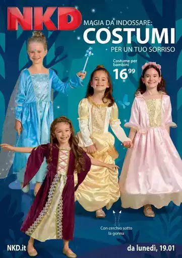 NKD Magia da indossare costumi per un tuo sorriso