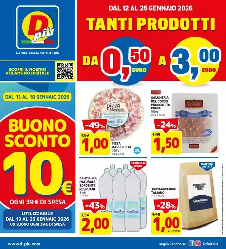 Tanti prodotti da 0.50€ a 3.00€