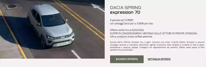 Dacia Spring expression 70