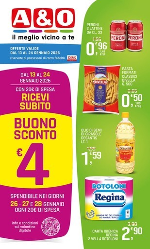 Offerte valide dal 13 al 24 gennaio 2026