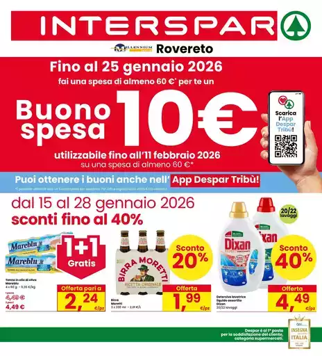 Sconti fino al 40%