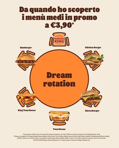 Menu promo a 3.90€