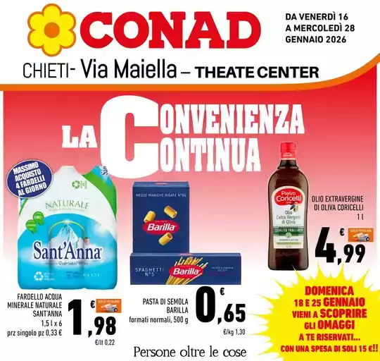 LA CONVENIENZA CONTINUA
