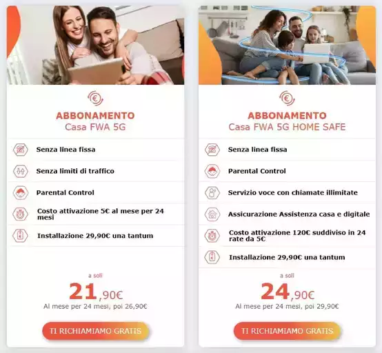 Abbonamento casa FWA 5G