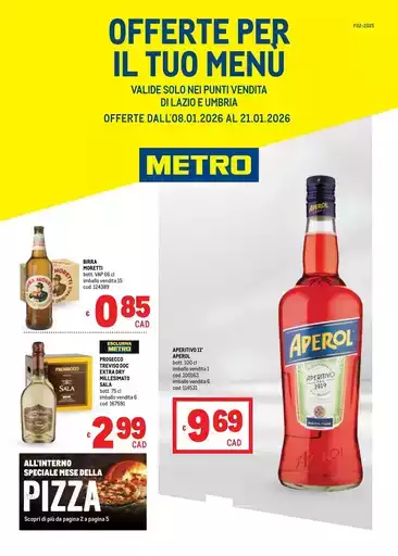 Offerte per il tuo Menù - AREA 3