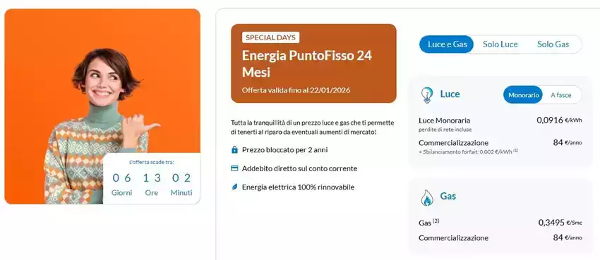 Energia puntofisso 24 mesi