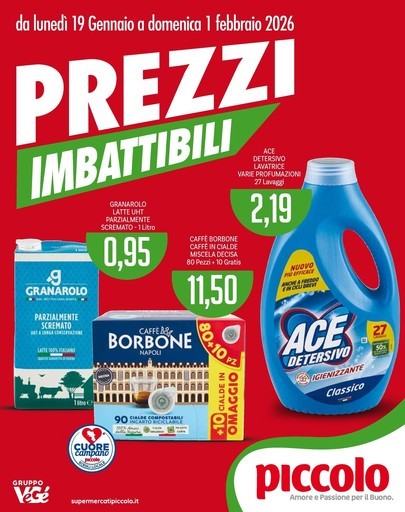 Prezzi imbattibili