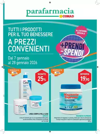 + prendi - spendi