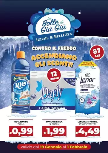 Valido dal 19 gennaio al 1 febbraio