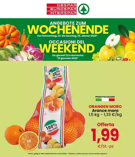 Occasioni del weekend