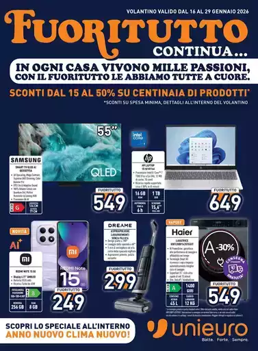 FUORITUTTO continua da Unieuro!