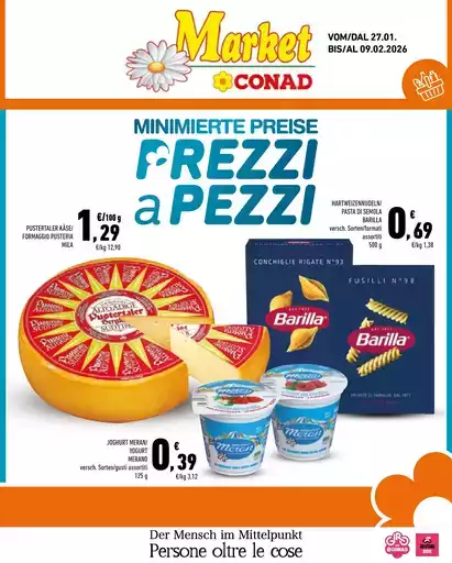 Minimierte Preise Prezzi a pezzi