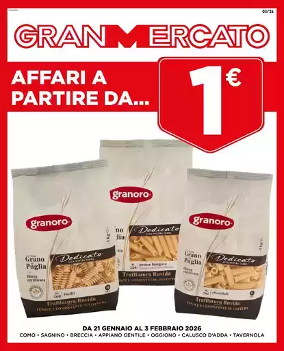 Affari a partire da...