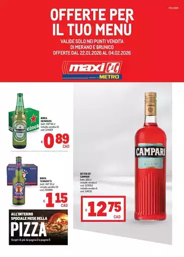 Offerte per il tuo menù - MAXI