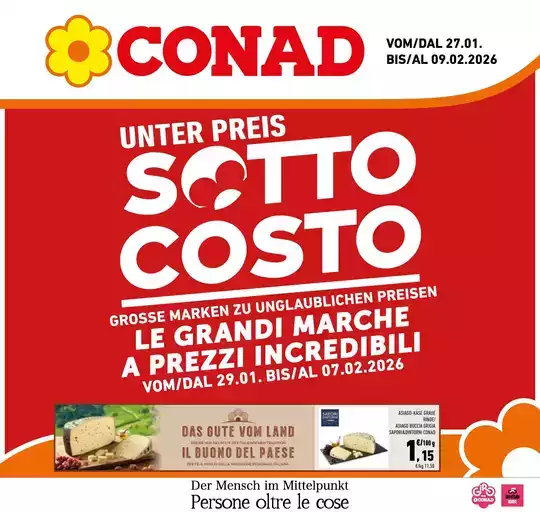 Unter preis Sottocosto Unter preis Sottocosto