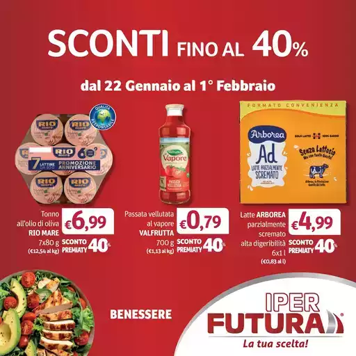 Sconti fino al 40% Sconti fino al 40%
